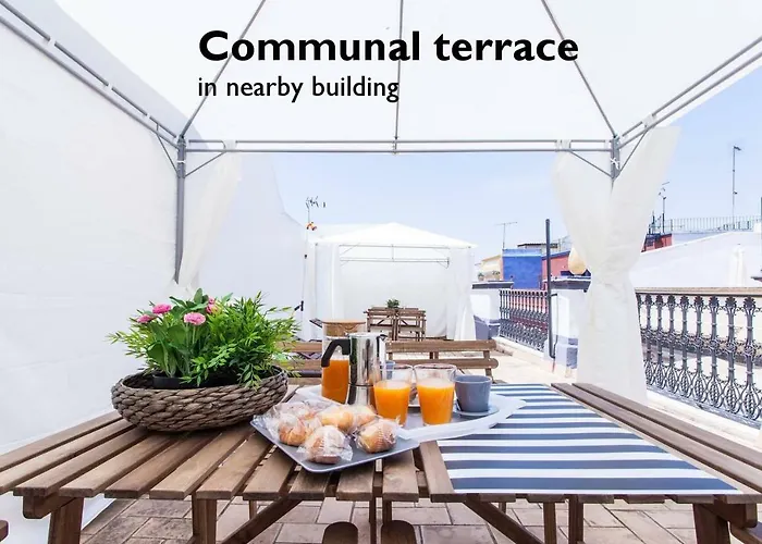 Hostly Acetres 1A Loft In City Center, Comunal Terrace, Fibre,Parking Optional